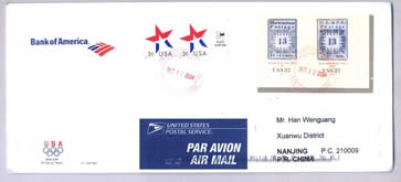 a postcard sent from New York